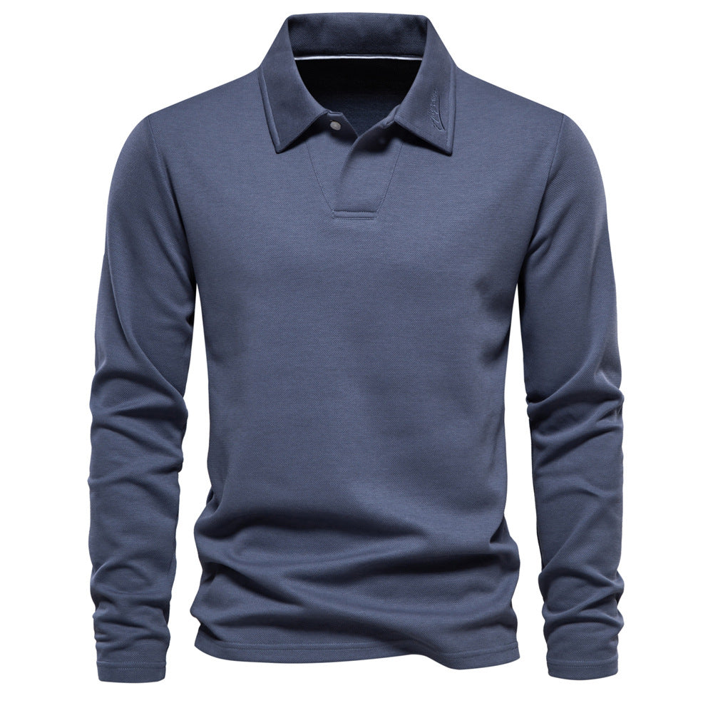 Beaumont - Katoenen Polo met Lange Mouwen  (1+1 Gratis)
