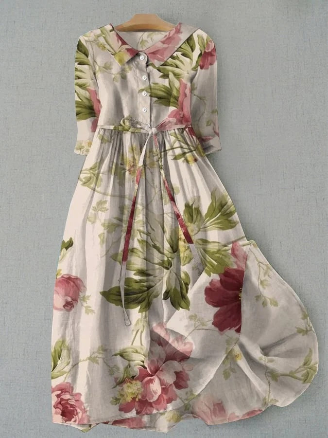 Dahlia – Flowy A-lijn zomerjurk