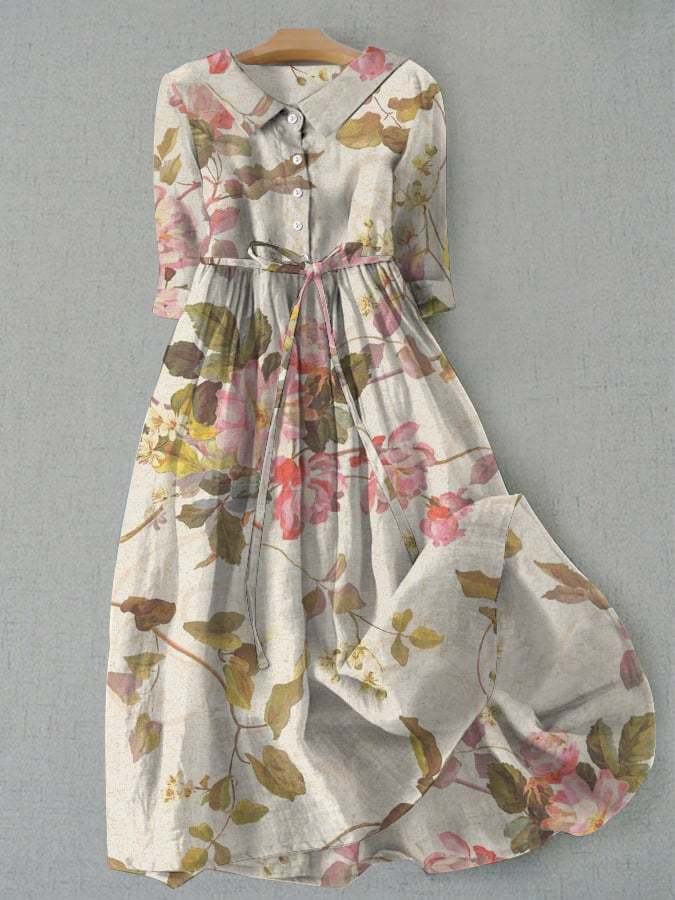 Dahlia – Zomerse maxi-jurk met bloemendessin