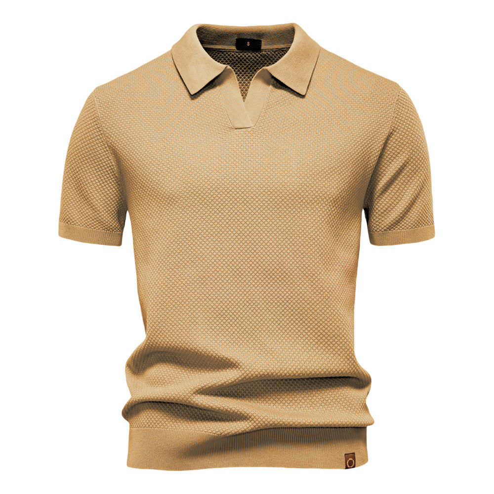 Sven - Gestructureerd Polo Shirt