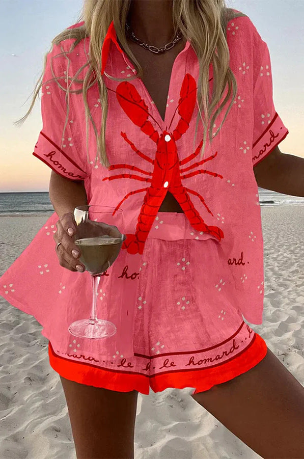 Boho - Casual Zomerset Stijlvolle Top & Shorts voor Dames