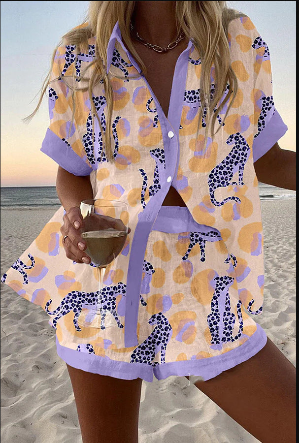 Boho - Casual Zomerset Stijlvolle Top & Shorts voor Dames