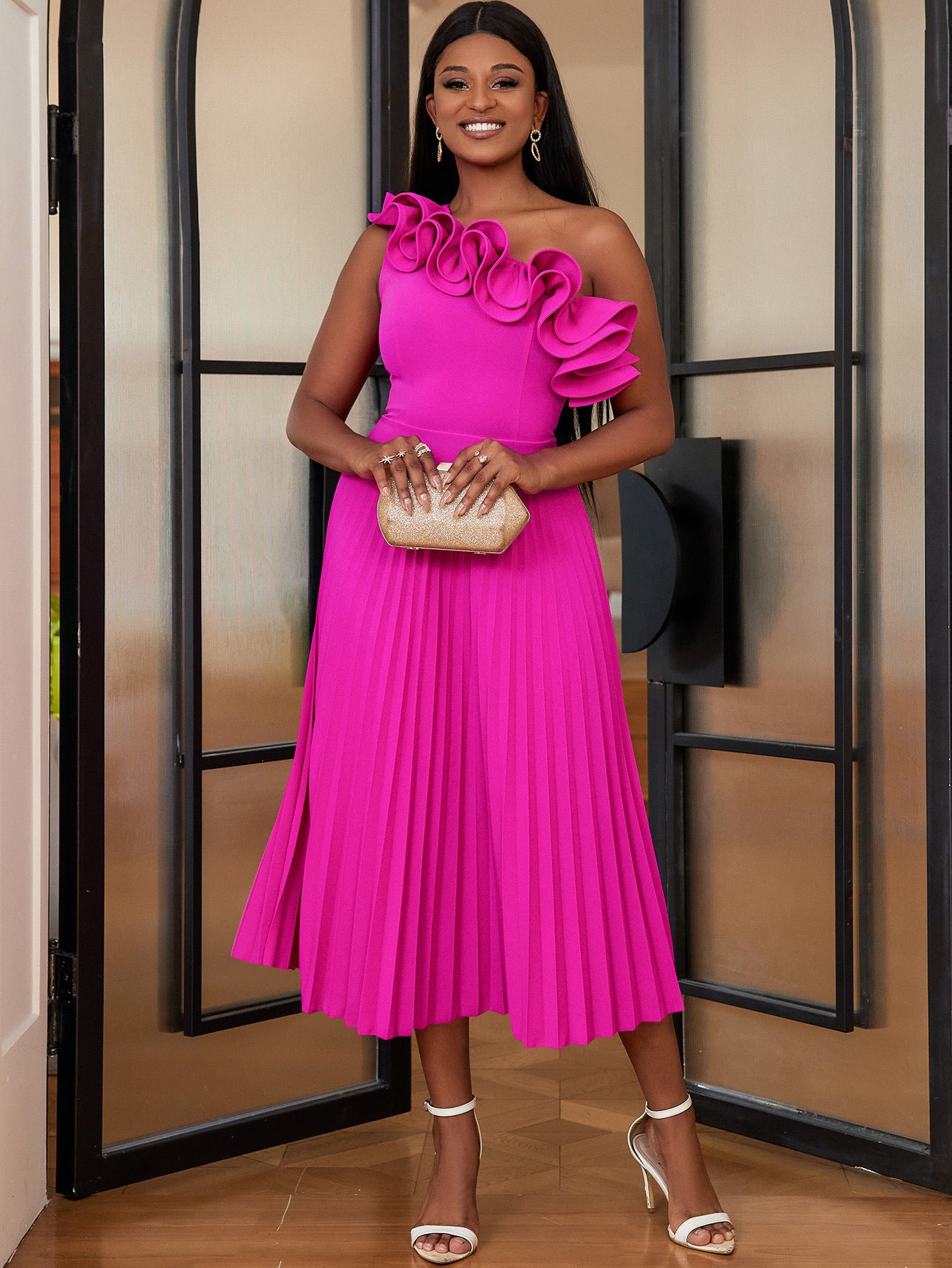 Aurelia Couture – Asymmetrische One-Shoulder Avondjurk