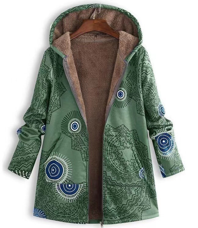 Mira – Stijlvol Gebloemd Fleecejack