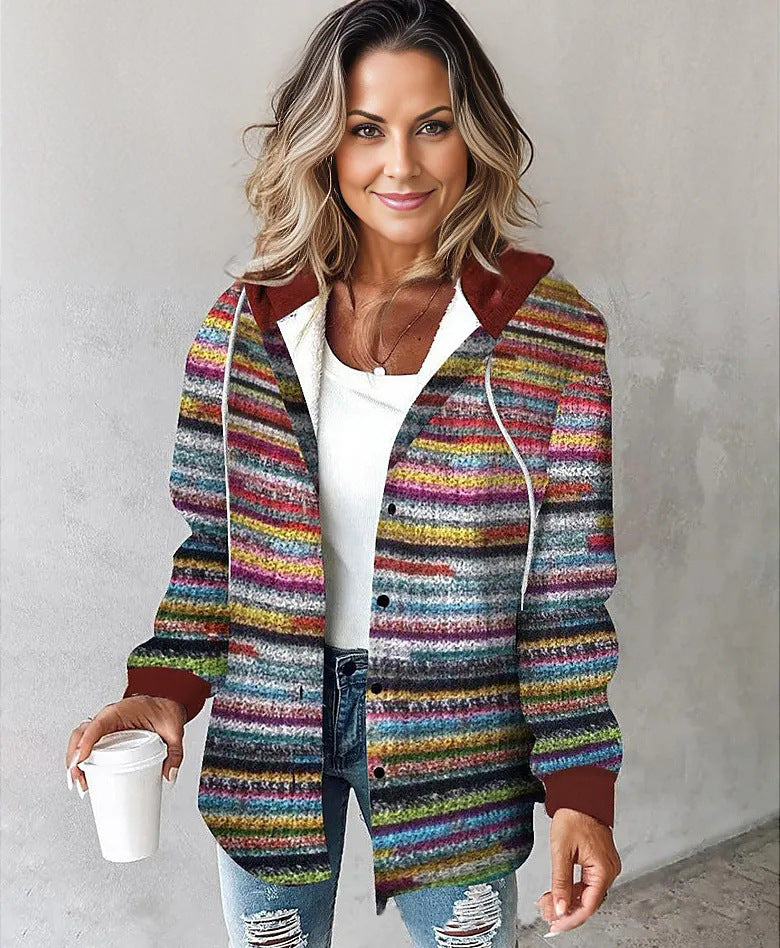 Dames Oversized Geruite Jas