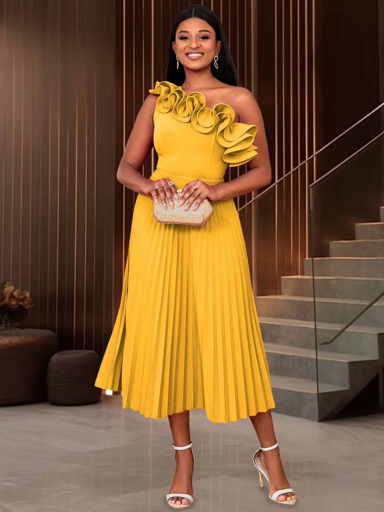 Aurelia Couture – Asymmetrische One-Shoulder Avondjurk