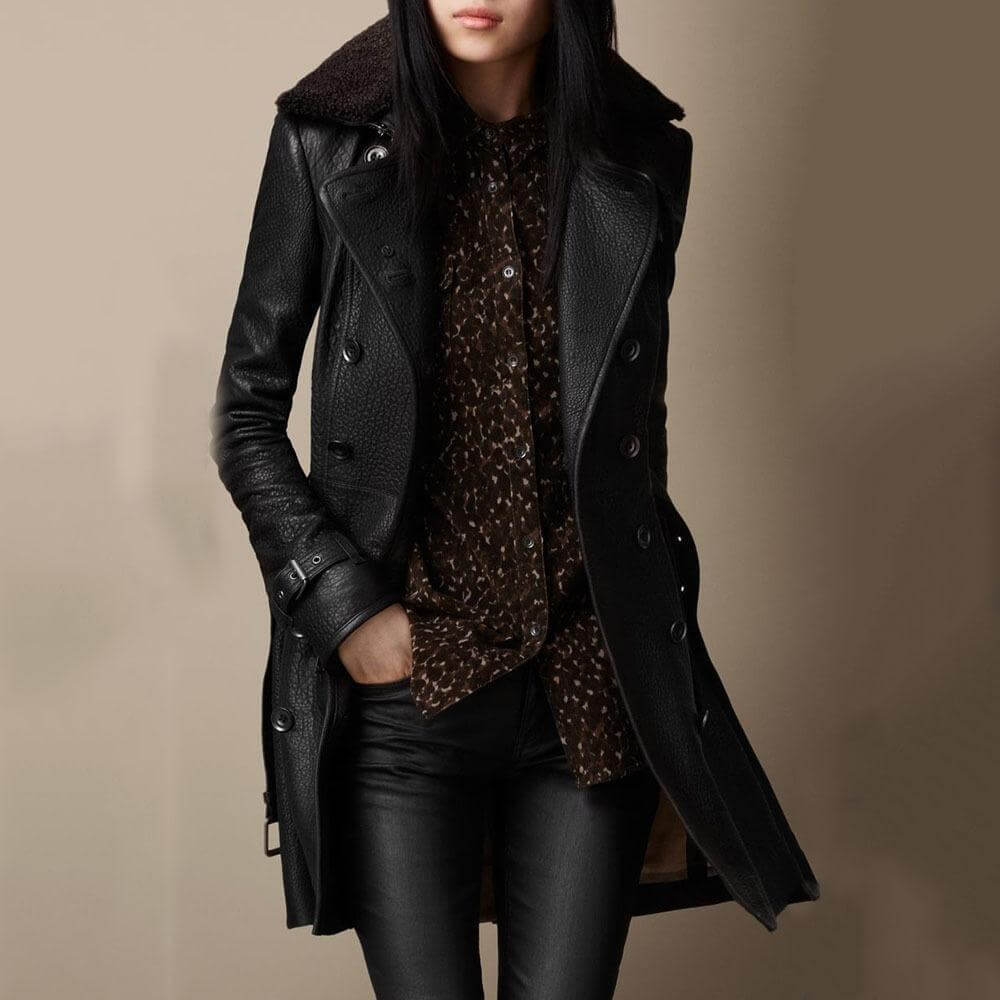 Anneloes – De leren jas die luxe en stijl uitstraalt