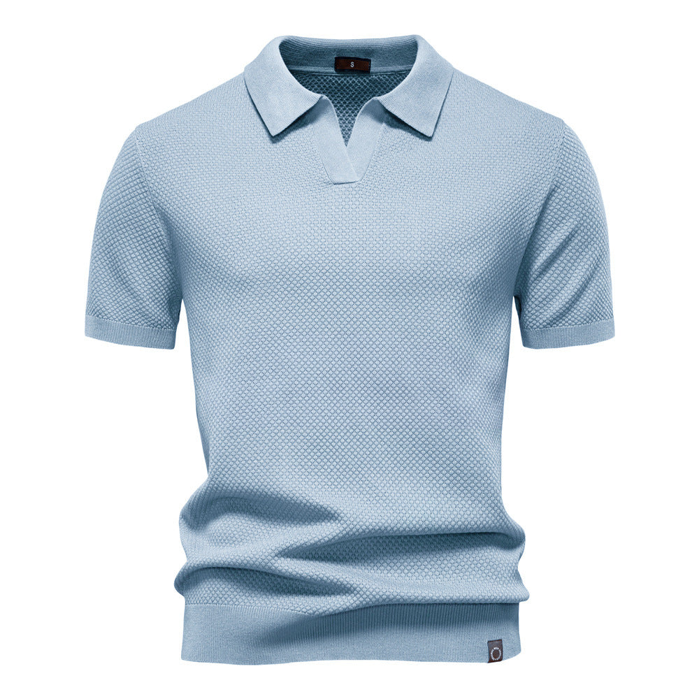 Sven - Gestructureerd Polo Shirt