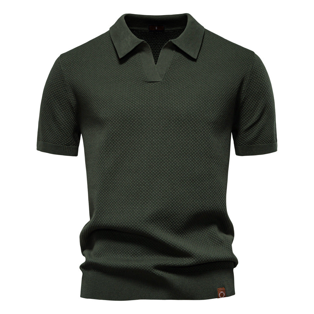Sven - Gestructureerd Polo Shirt