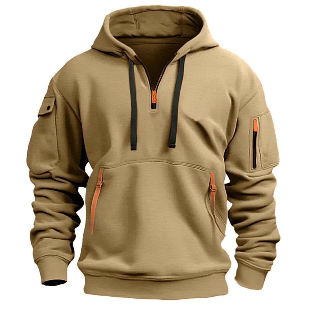 Zipster - Casual Hoodie met Rits (1+1 deal)