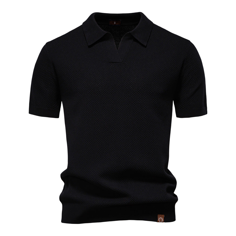 Sven - Gestructureerd Polo Shirt