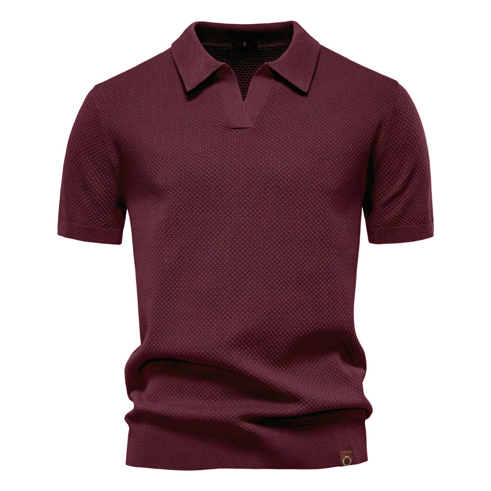 Sven - Gestructureerd Polo Shirt