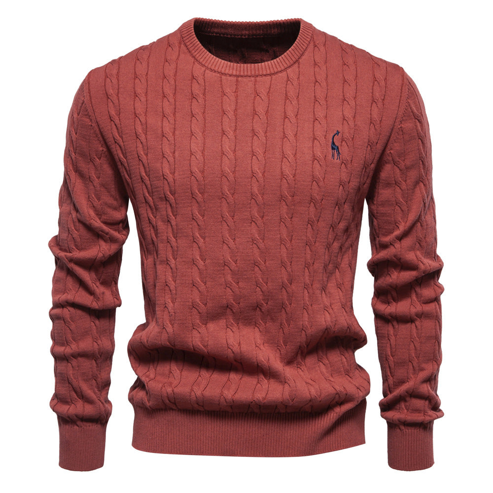 LuxeCotton – Premium Herenpullover 100% Katoen