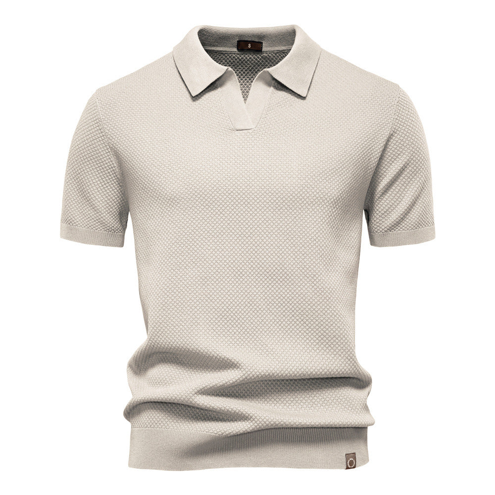 Sven - Gestructureerd Polo Shirt