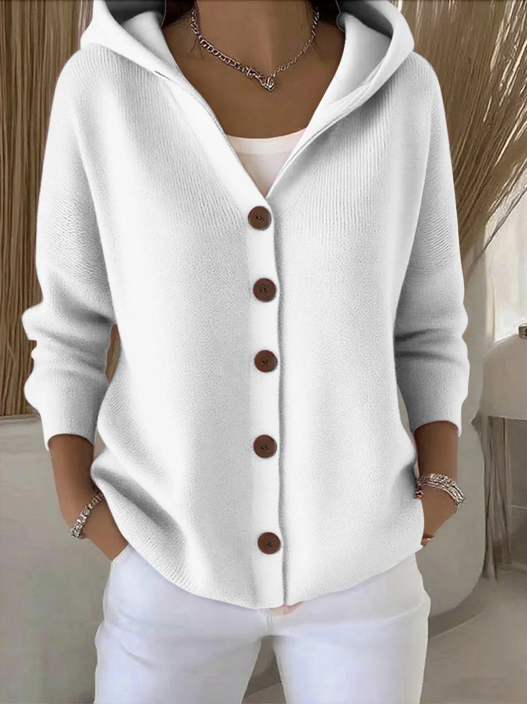 Philomène – Zachte Katoenen Vest met Capuchon