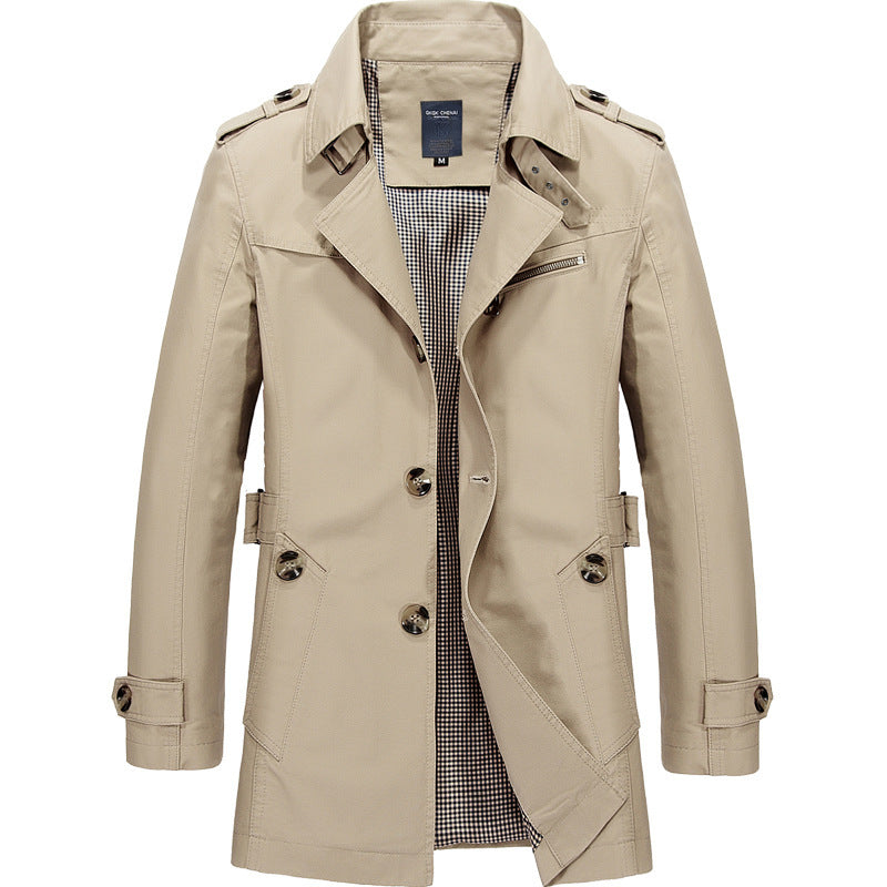 Marcelo Jas - Stijlvolle Vintage Trenchcoat voor Heren