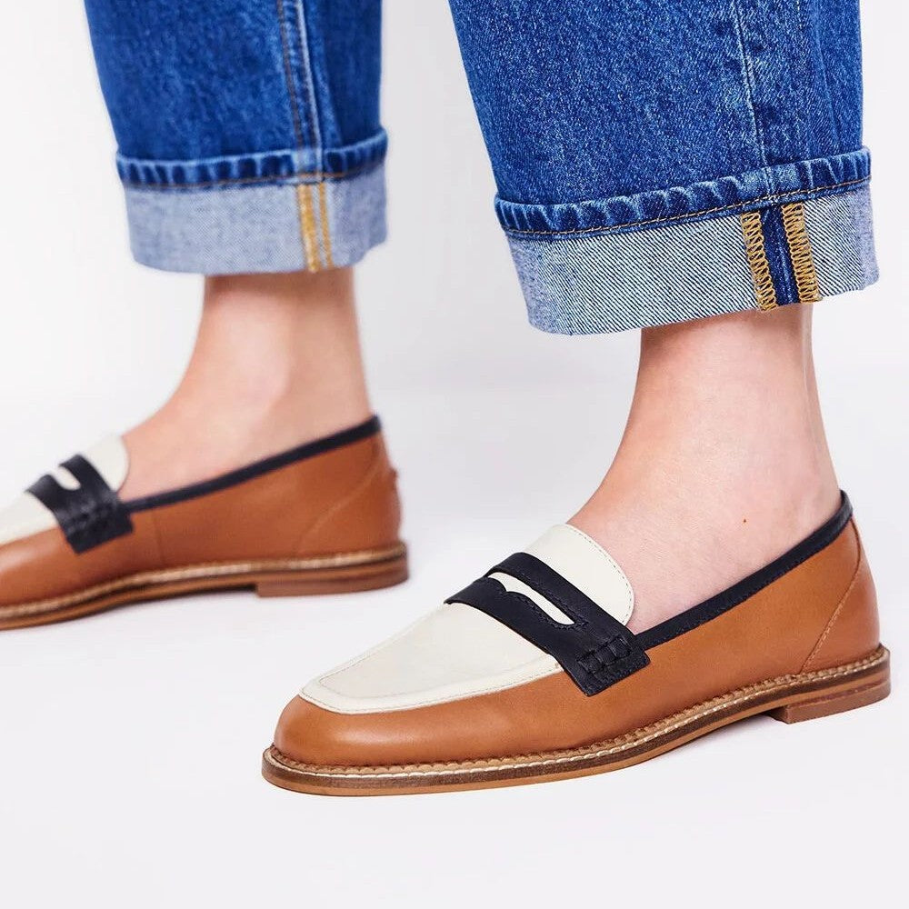 Lara – Elegante Loafers met Kleurrijke Prints