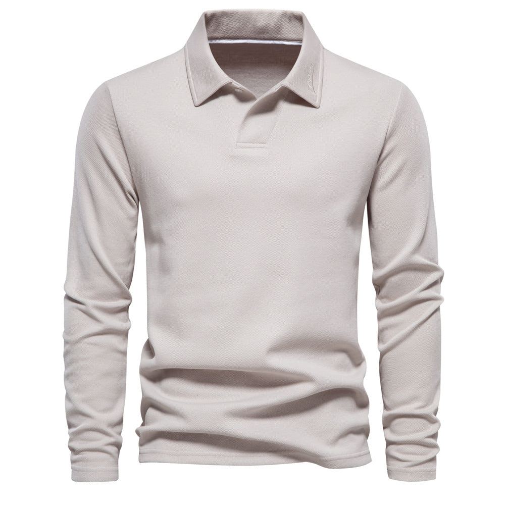 Beaumont - Katoenen Polo met Lange Mouwen  (1+1 Gratis)