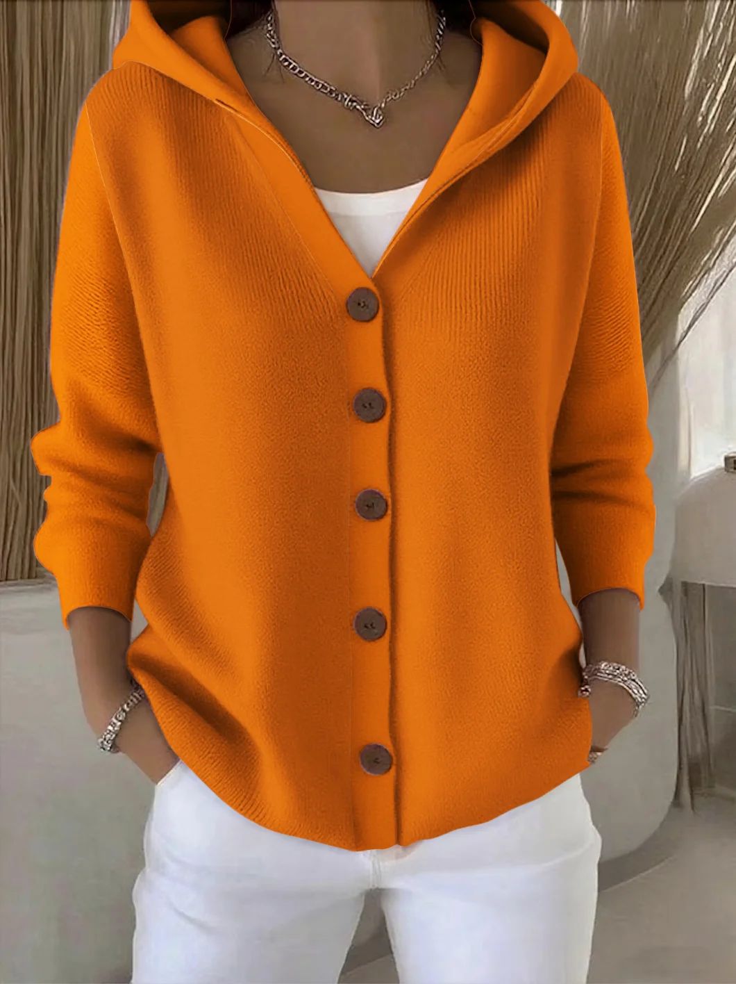 Philomène – Zachte Katoenen Vest met Capuchon