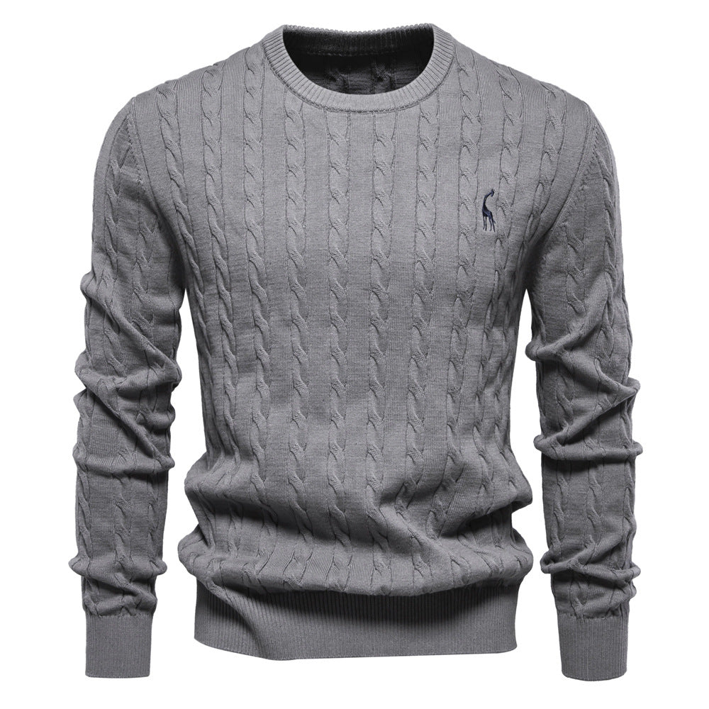 LuxeCotton – Premium Herenpullover 100% Katoen