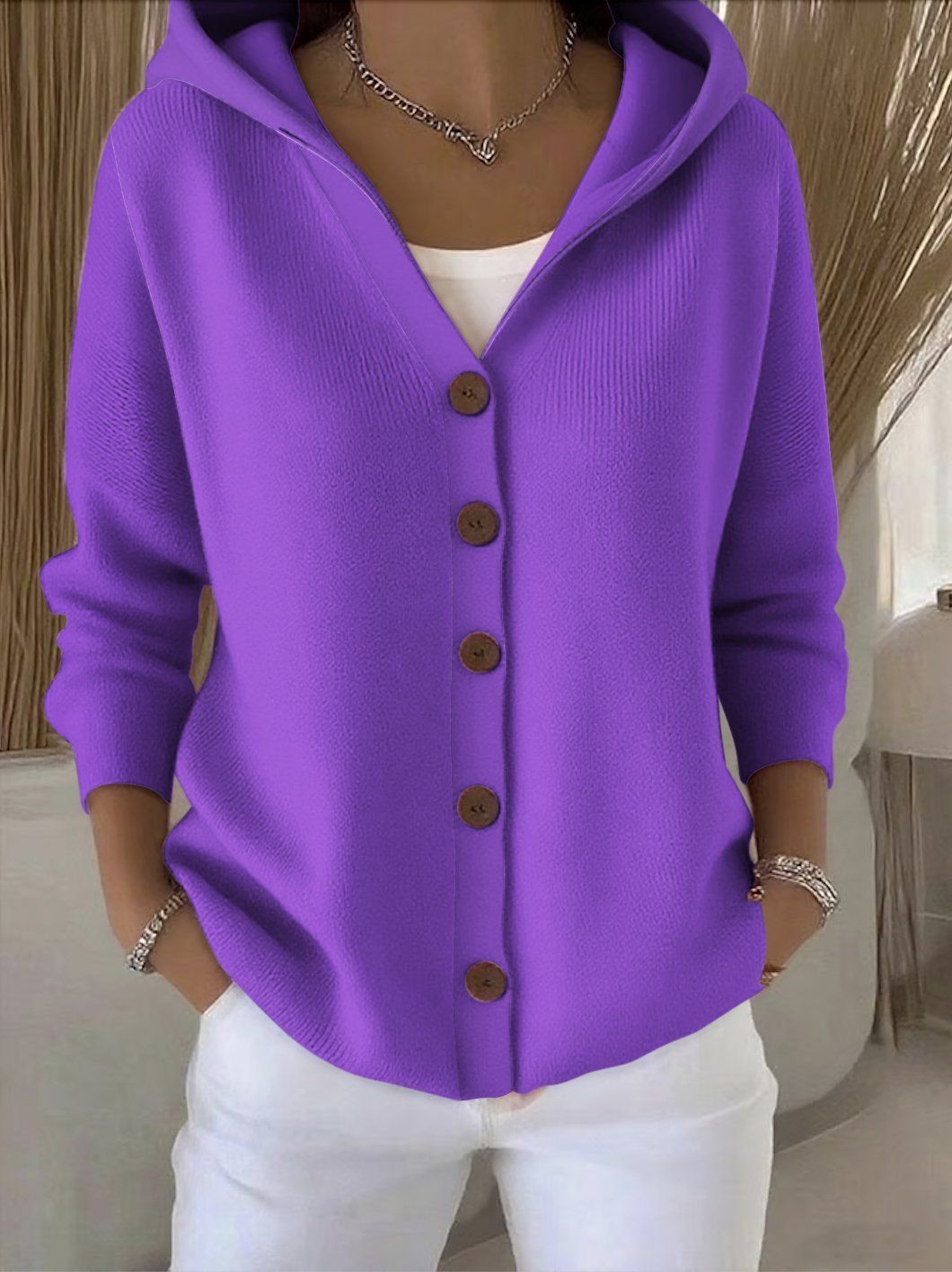 Philomène – Zachte Katoenen Vest met Capuchon
