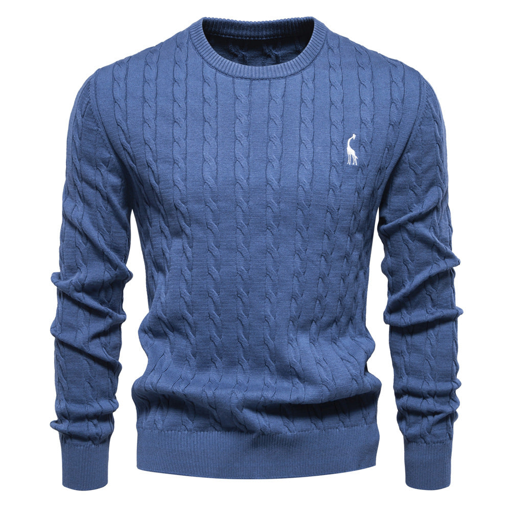 LuxeCotton – Premium Herenpullover 100% Katoen