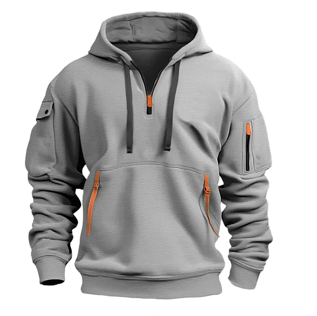 Zipster - Casual Hoodie met Rits (1+1 deal)