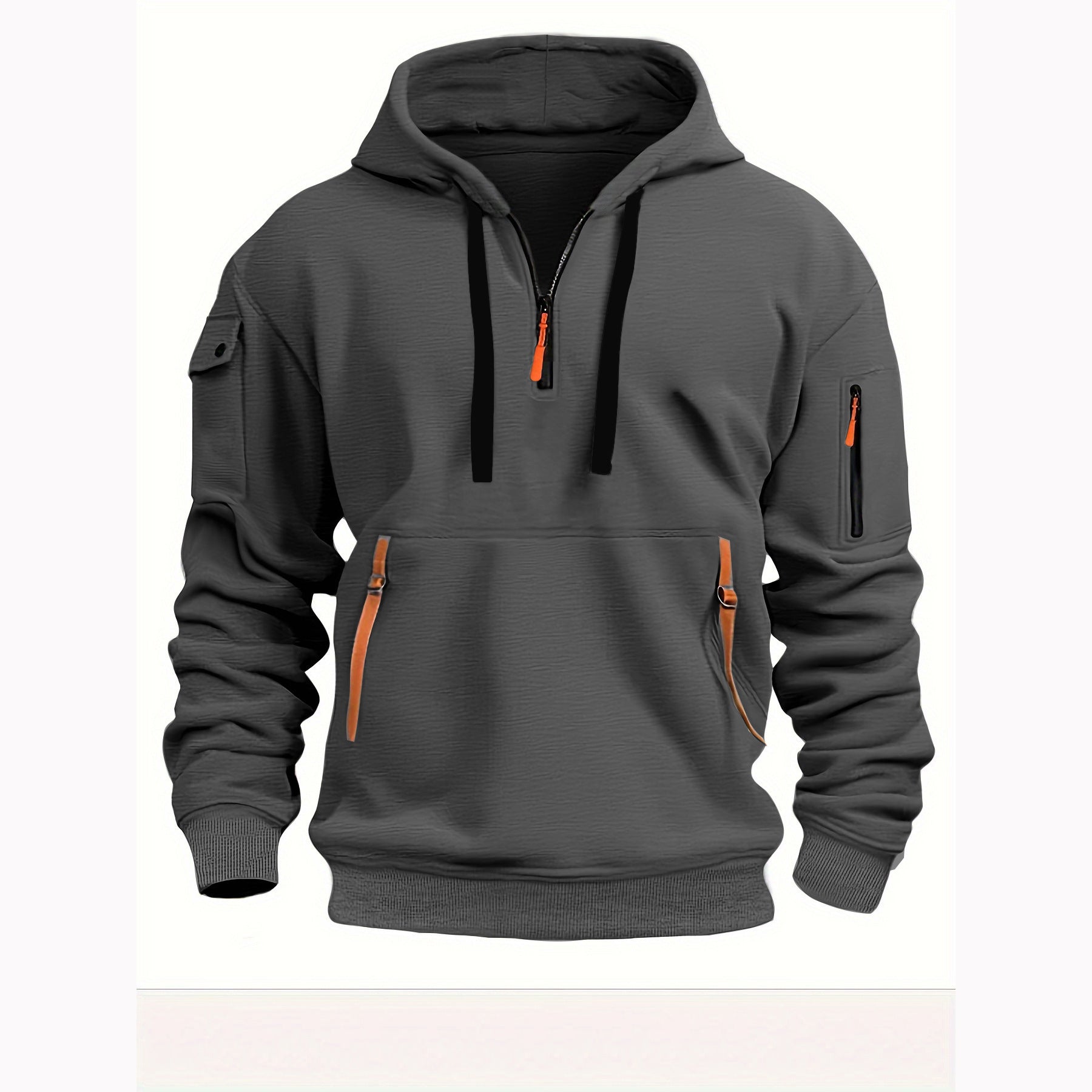 Zipster - Casual Hoodie met Rits (1+1 deal)