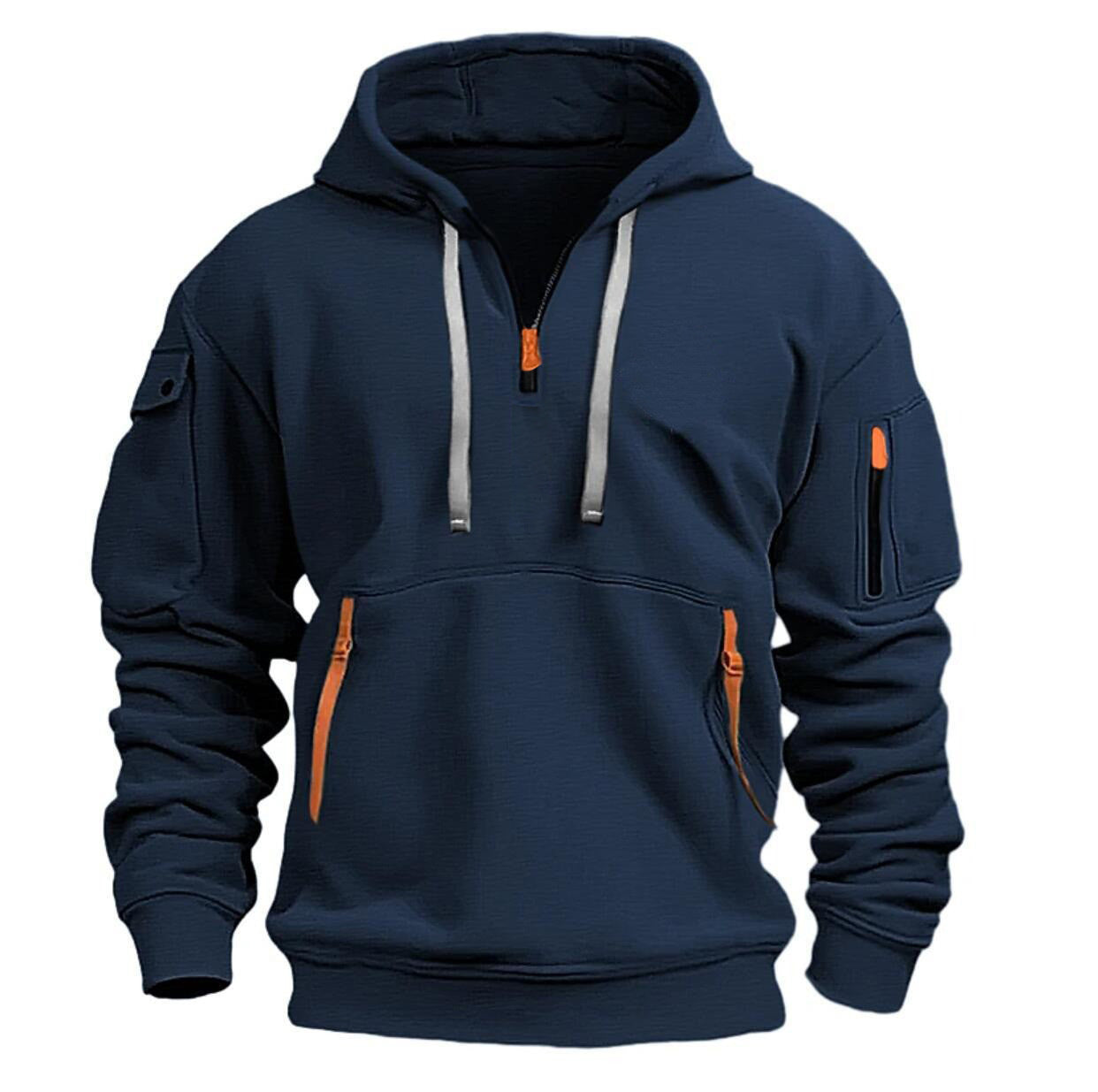 Zipster - Casual Hoodie met Rits (1+1 deal)