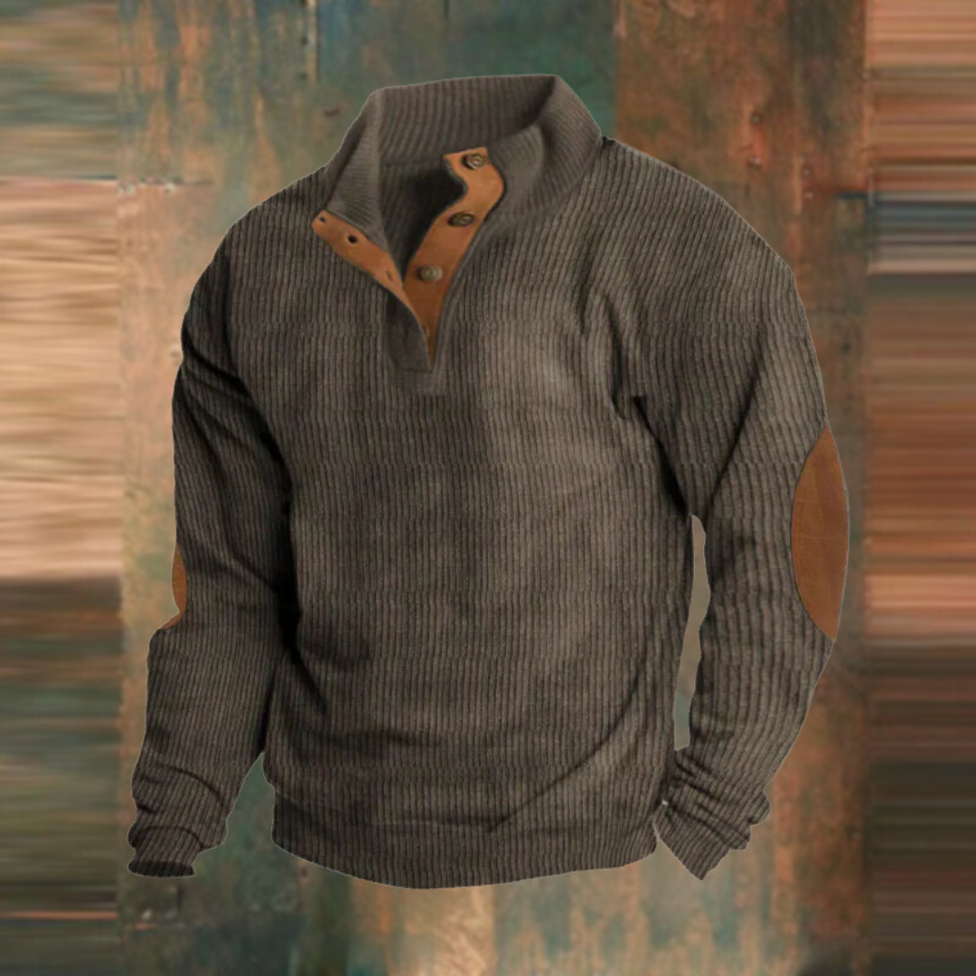 VORÉN – Casual Sweatshirt met Hoge Kraag