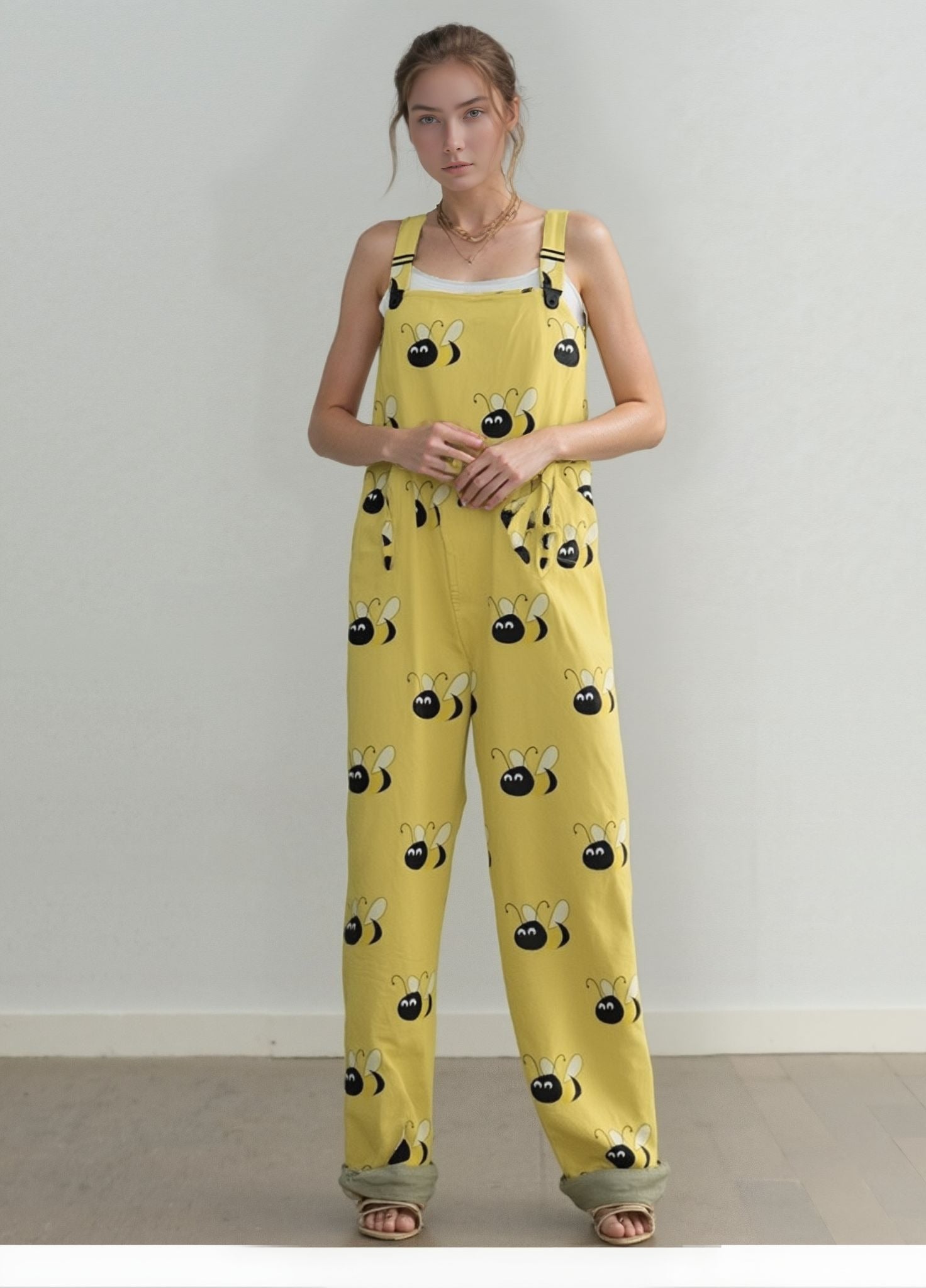 Busy Bee – Vrolijke Dames Jumpsuit