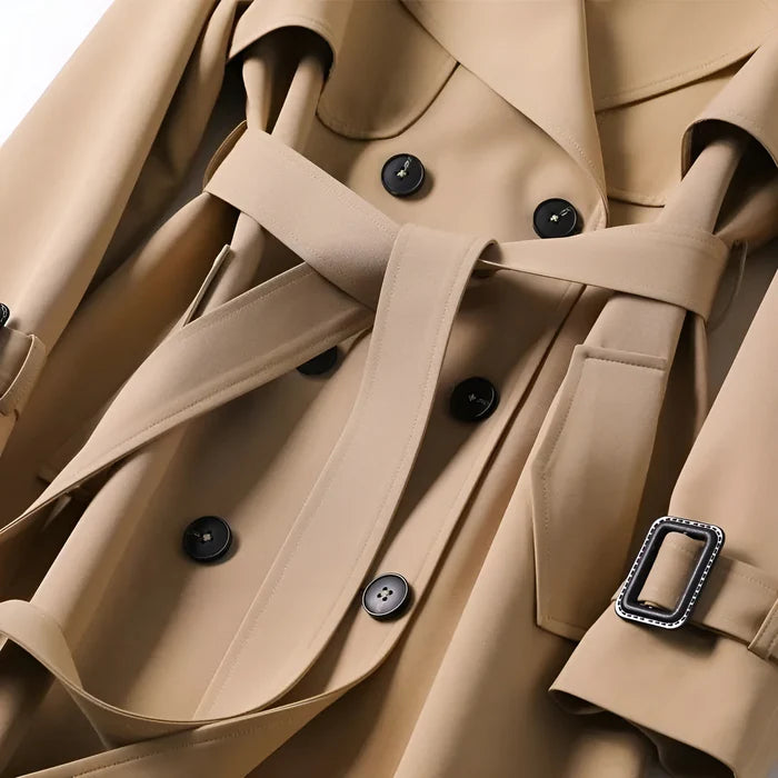 Vespara | Elegante katoenen Trenchcoat voor Dames