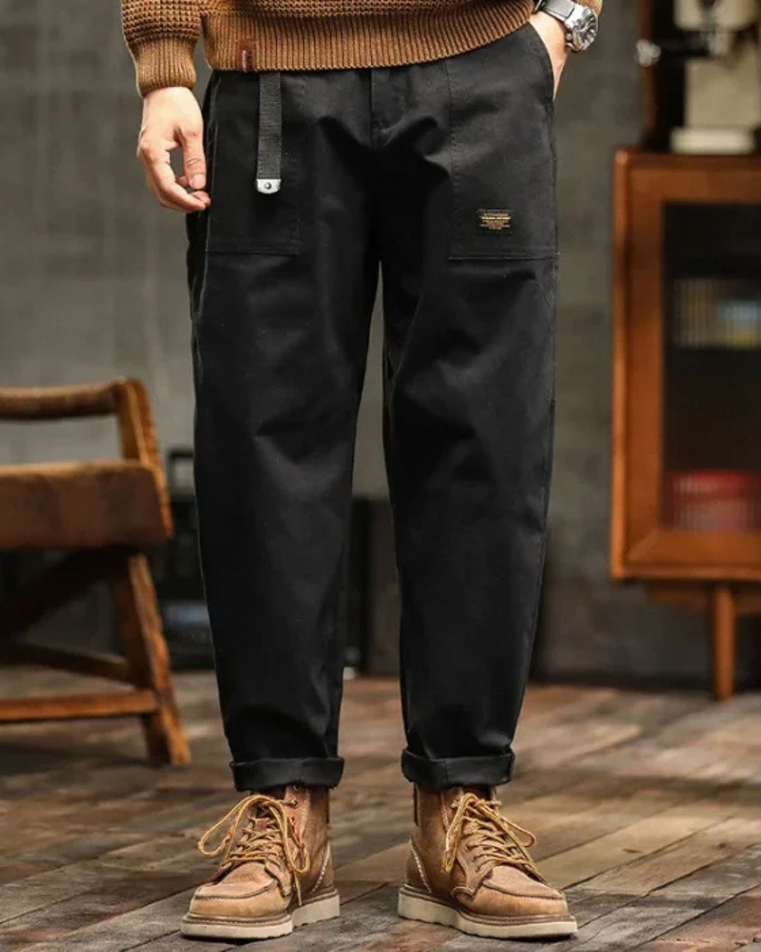 ROSSI ROMA - Klassieke Cargo Broek