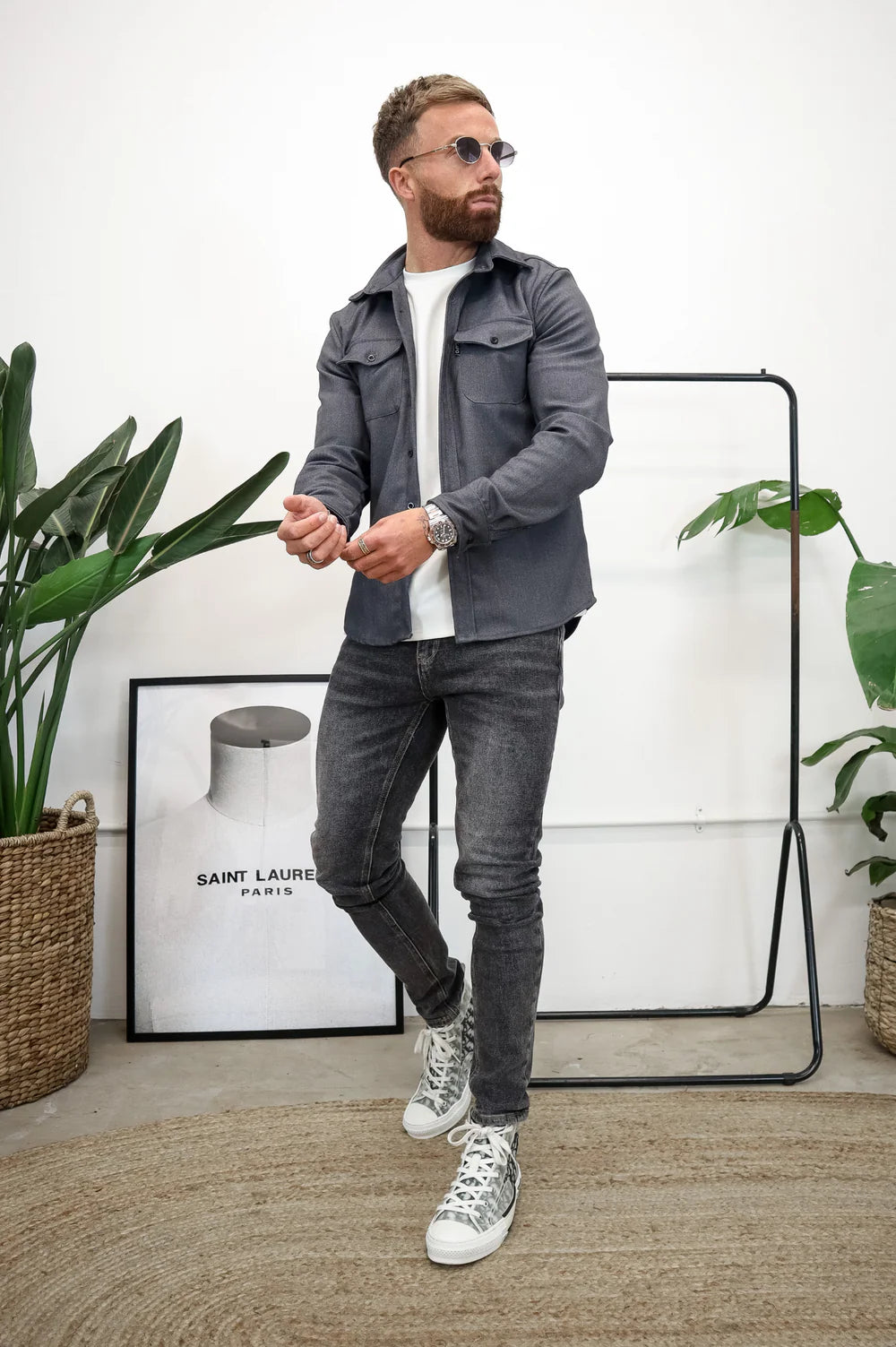 UrbanGent - Casual Heren Overhemd met Lange Mouwen