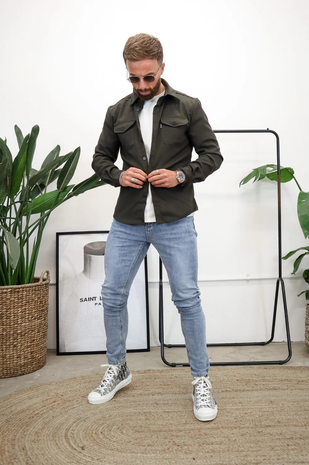 UrbanGent - Casual Heren Overhemd met Lange Mouwen