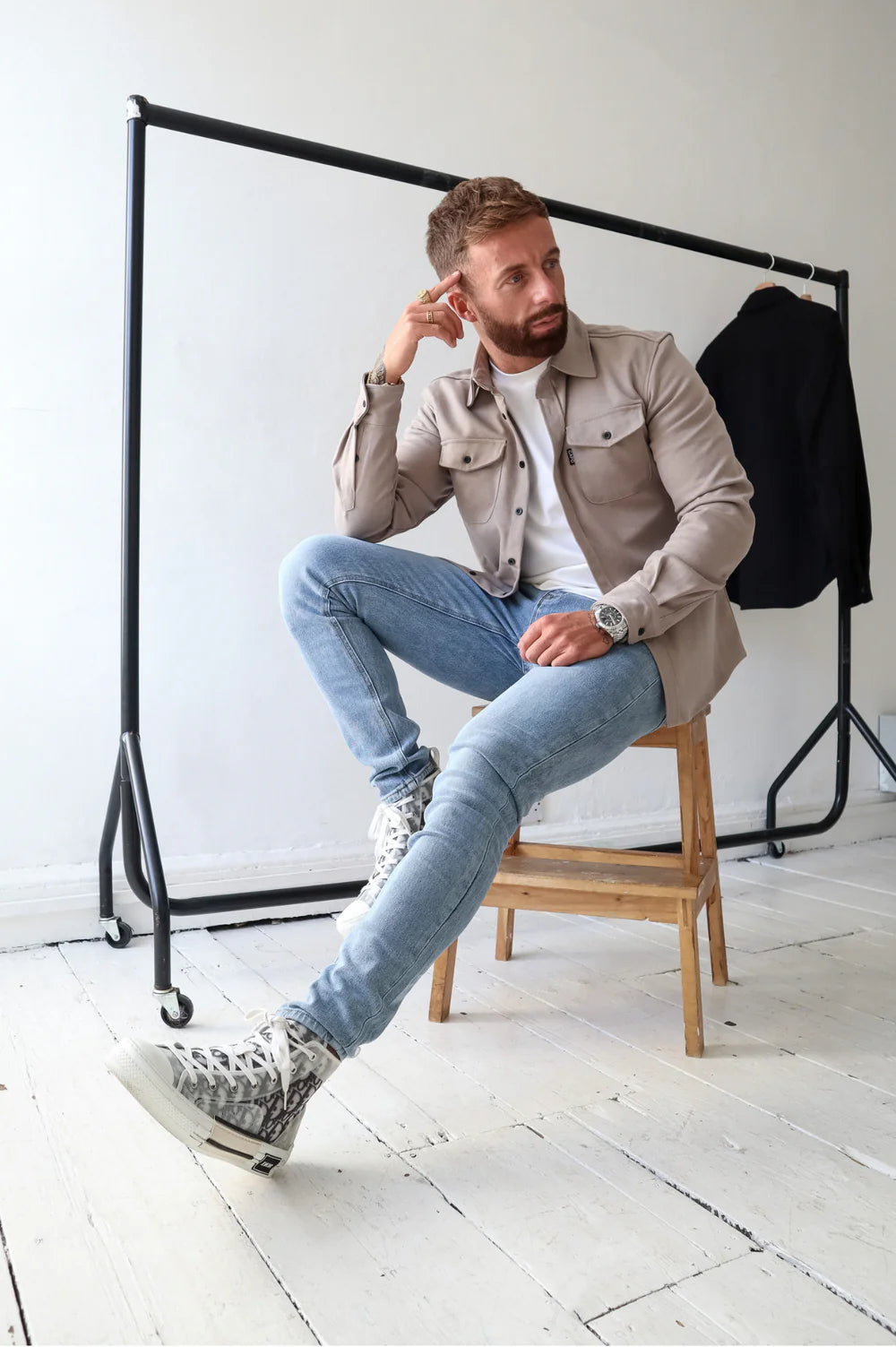 UrbanGent - Casual Heren Overhemd met Lange Mouwen