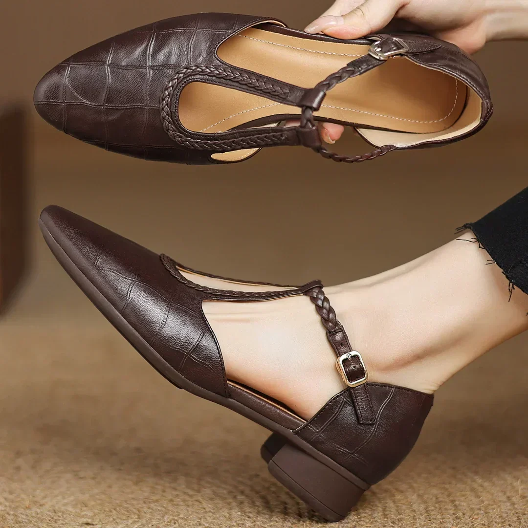 Elena - Orthopedische Leren Schoenen⏐Premium Editie